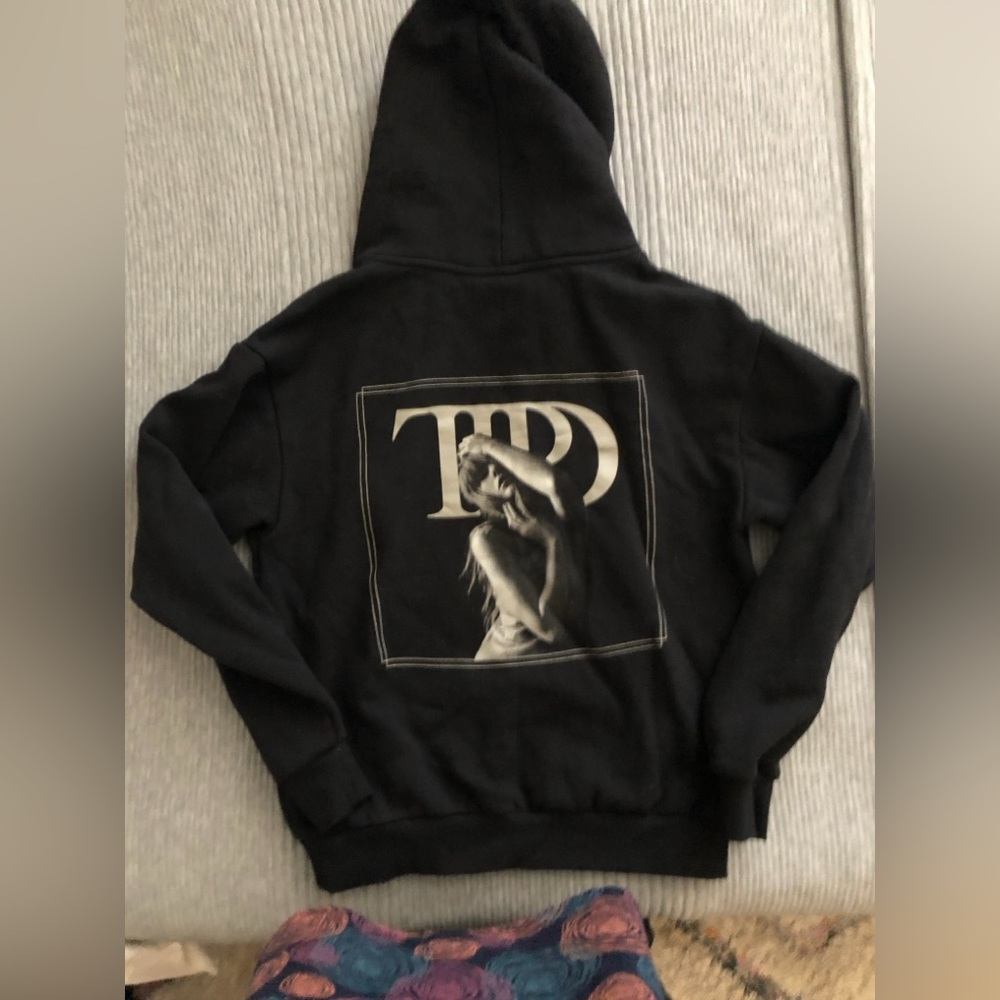 TTPD Black Graphic Hoodie